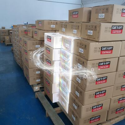 Pintura de automóvil de color blanco cristalino 1K Basecoat Anti-oxidación Material acrílico y anti-corrosión