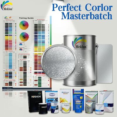 Pintura para automóviles de diamante metálico de plata estable