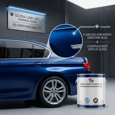 Gemstone Blue Refinish Pintura para automóviles Finish Brillante 1L Para BMW 525 2015+ 467
