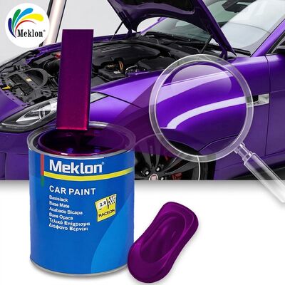Pintura acrílica para coche, púrpura intenso, de alto brillo, duradera y de alta protección, 1k2k