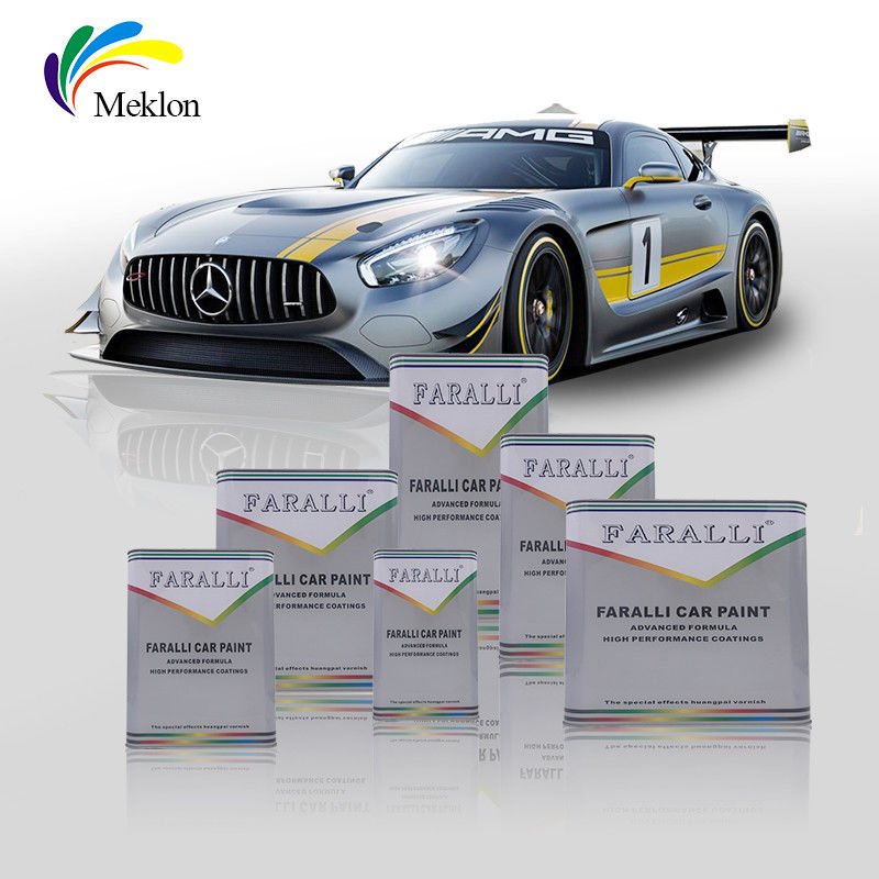 Pintura para automóviles Revestimiento de automóviles 1k Color sólido Basecoat especial Negro Tinta de color para automóviles