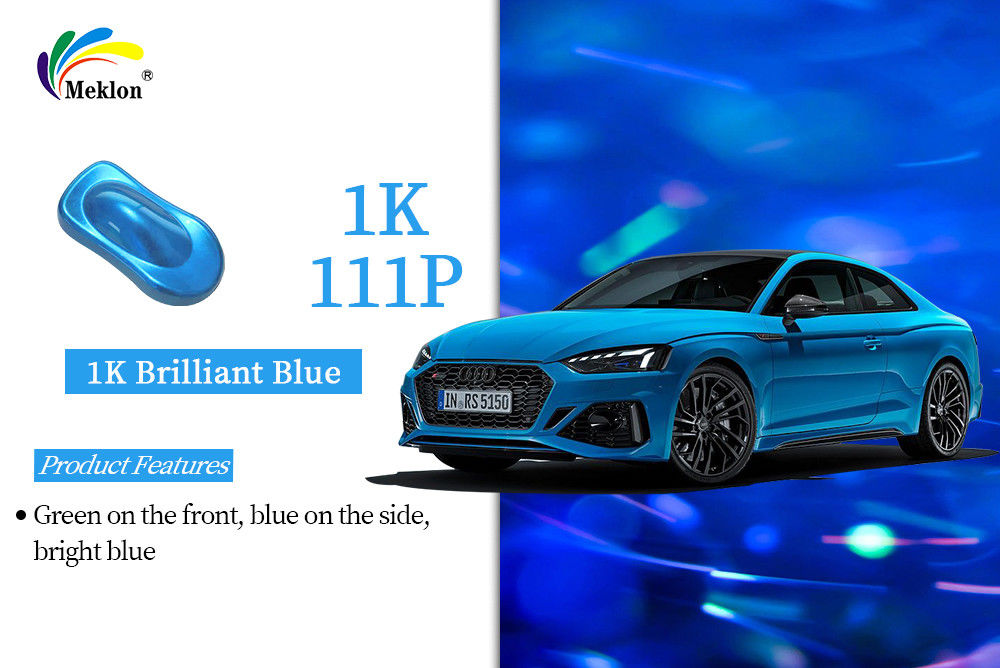1K Brilliant Blue recubrimiento de carrocería de automóviles pintura de automóviles a prueba de óxido secado rápido 1K pintura metálica
