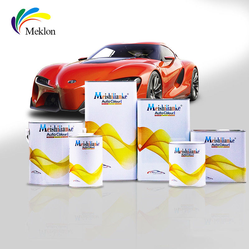 Coche de alto brillo Barniz de capa clara 1K Top Coat Acrílico de colores sólidos pintura de automóvil