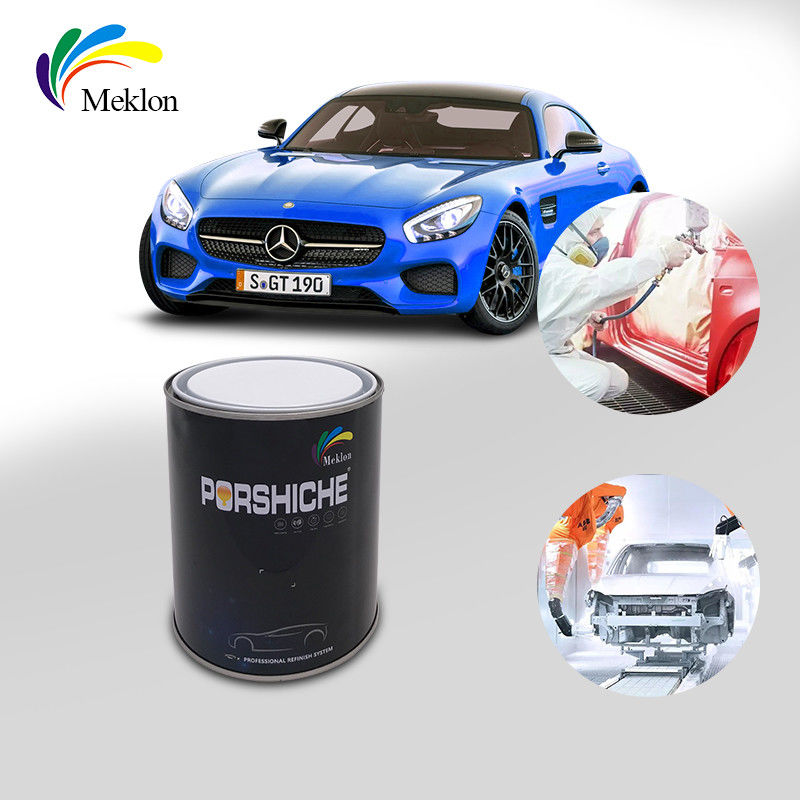 Pintura para automóviles de plata metalica no tóxica resistente al agua Color azul brillante estable