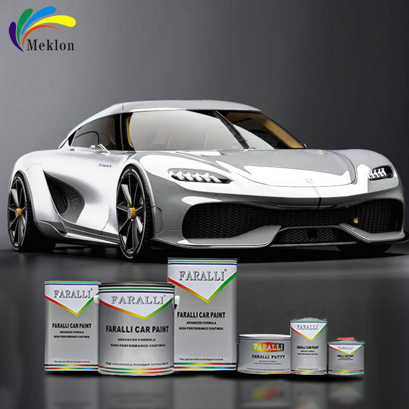 Pintura de automóvil de perla blanca de alto brillo con una variedad de colores para automóviles y camiones de gama alta