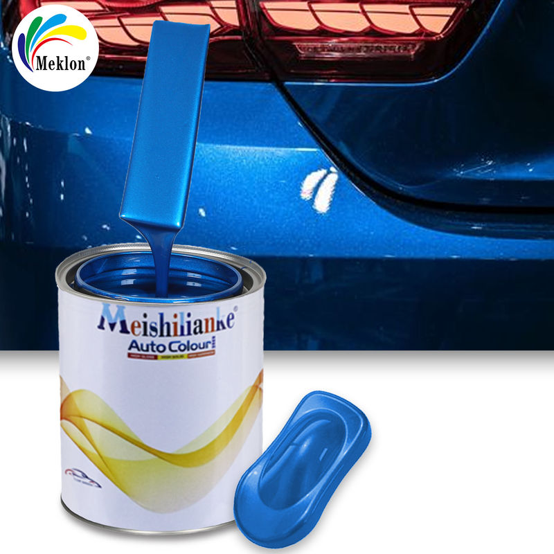Acrílico para automóviles 1K Base de pintura de color azul Acrílico polímero Auto pintura de automóviles Refinar Auto PU Color Polyurethane pintura de pulverización