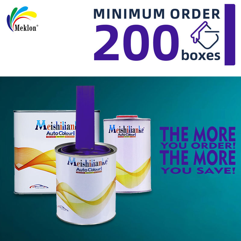 Acrílico 1K 2K Color de pintura de carrocería de automóviles Aerosol de automóviles Color metálico pintura de automóviles para reparación de automóviles Refinish Coating