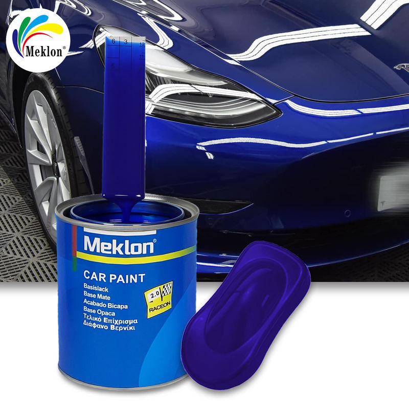 2K acrílico basecoat alto brillo con auto de suministros pintura de automóvil azul brillante perla pintura de automóvil