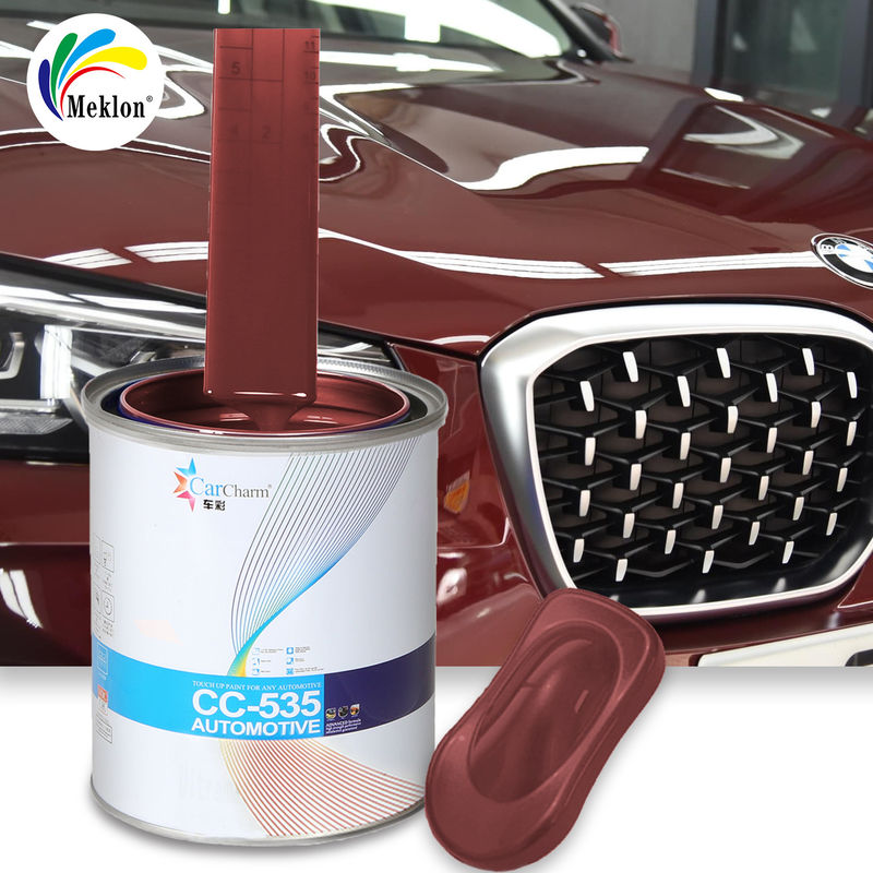 Sistema de mezcla de pintura de carrocería de automóviles 1K Cooper Basecoat Colores de perla Revestimiento de cristal pintura en aerosol de automóviles