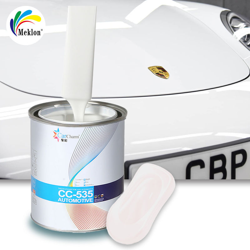 Alto sólido alto brillo acrílico blanco para automóviles Refinish Paint Automotive Clear Varnish Coating Clearcoat para automóviles