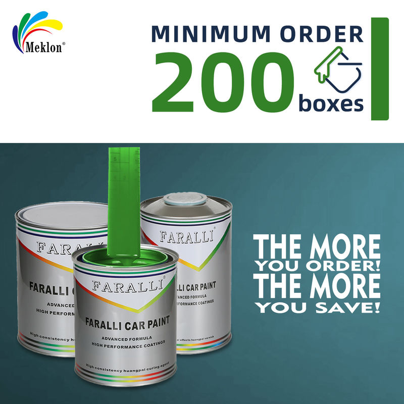 Pintura para automóviles Verniz de pintura verde Fabricante de pintura para automóviles de alto rendimiento Suministro de pintura para automóviles Pintura para automóviles 2K