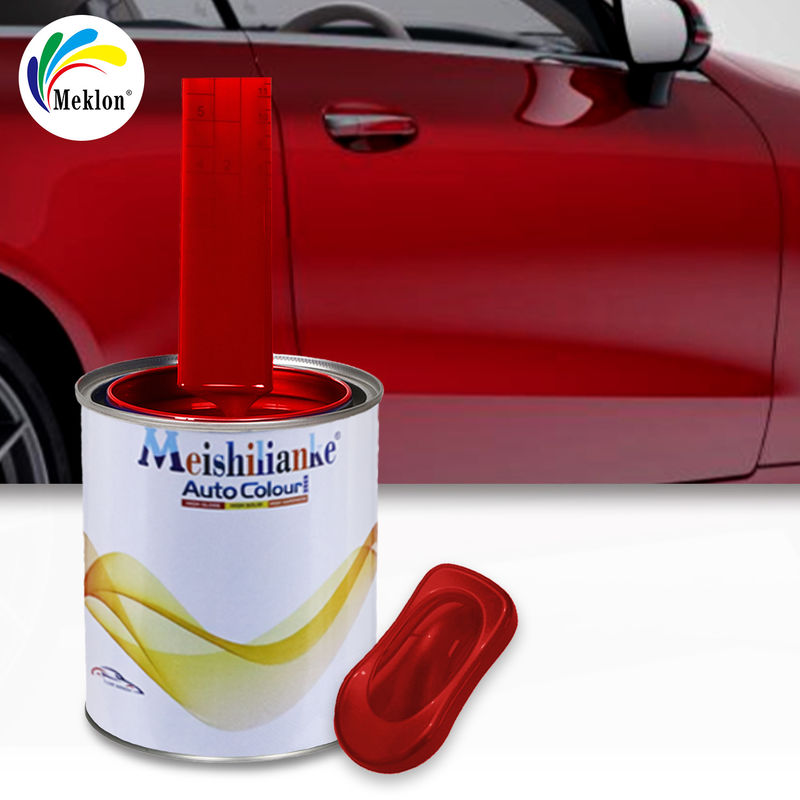 Colores de pintura de automóviles Espectrofotómetro Mezclador Tinting Machine 2K Rojo Revestimiento de la capa superior Refinishing Automotive Spray Paint Revestimiento del automóvil