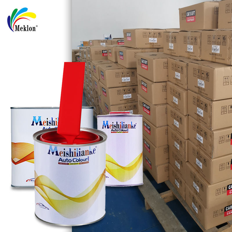 Proteja su coche con 2K color naranja de pintura de automóvil de capa superior para mejorar el color y la protección y la reparación del coche