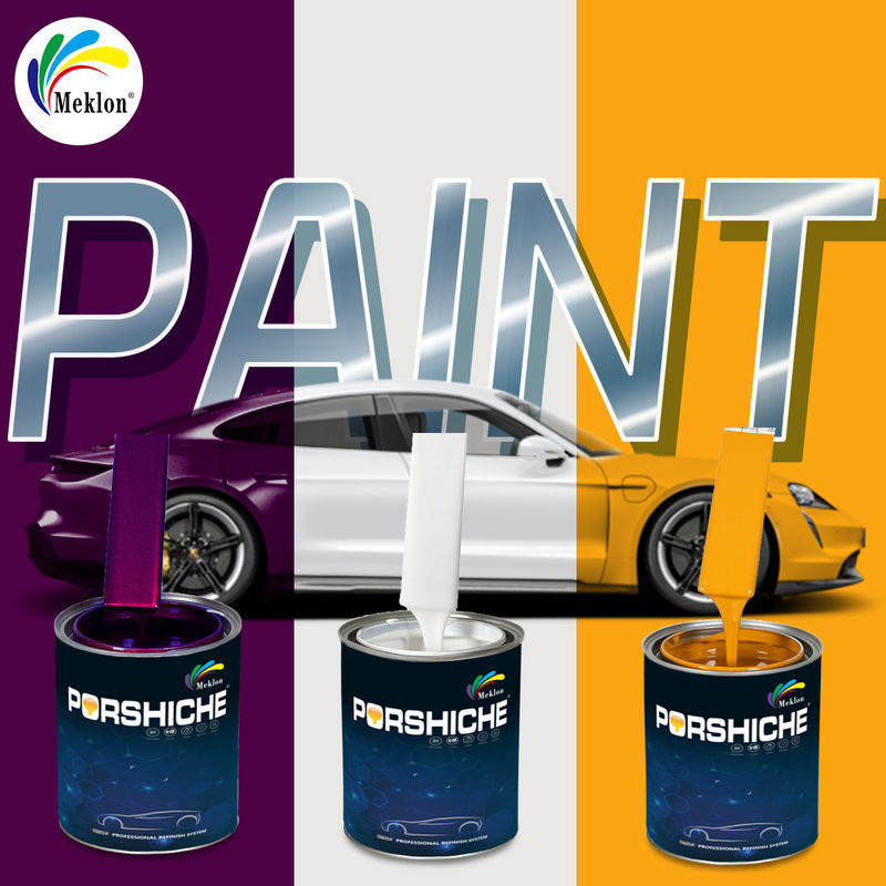 Adhesión y durabilidad superiores con pintura de automóvil de alto brillo 1K 2K recubrimiento de color sólido Basecoat pintura de automóvil