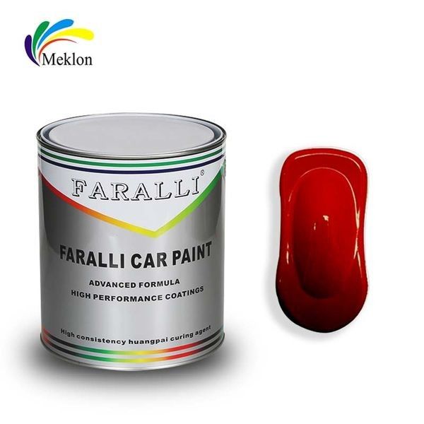 Pintura de reparación de acabados de automóviles al por mayor 2k Color sólido Color claro de capa superior Pintura de automóviles