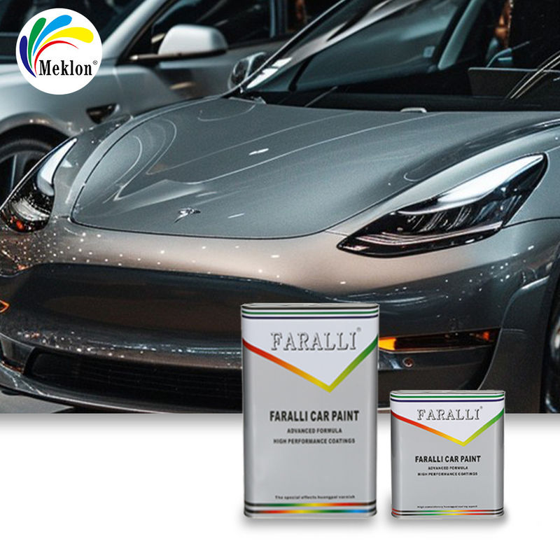 Pintura para automóviles de color púrpura metálico de acabado de pintura para automóviles de 2K de color sólido de recubrimiento basecoat pintura para automóviles