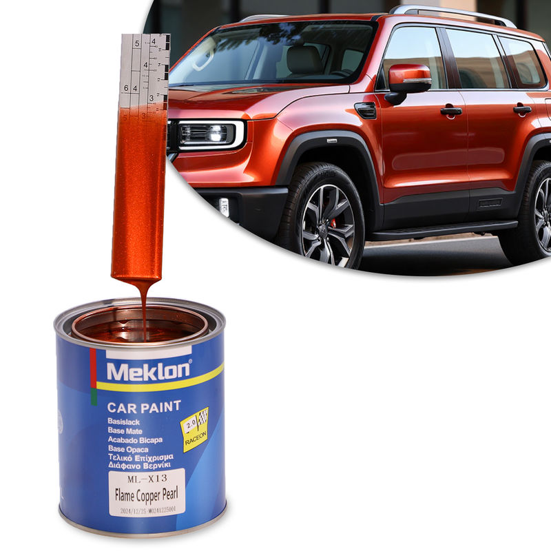 Automotriz 1K Llama Cobre Perla Acrílico Revestimiento Líquido Fácil Aplicación Sistema de Mezcla de Pintura de Coches Fábrica Precio al por mayor para