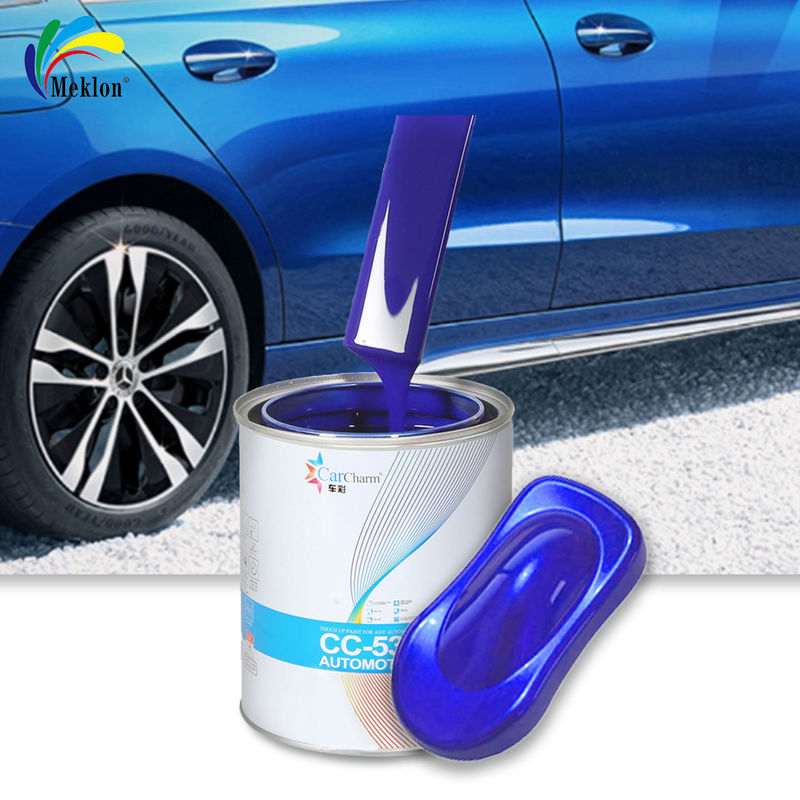 Fabricante Ventas directas Moda azul de alto brillo Pintura duradera de automóviles de alto costo Pintura de automóviles de alto rendimiento