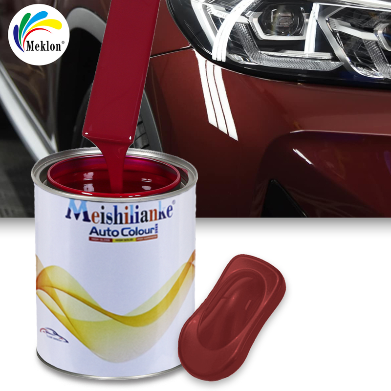 Pintura de reparación de automóviles de color rojo resistente al clima y a altas temperaturas