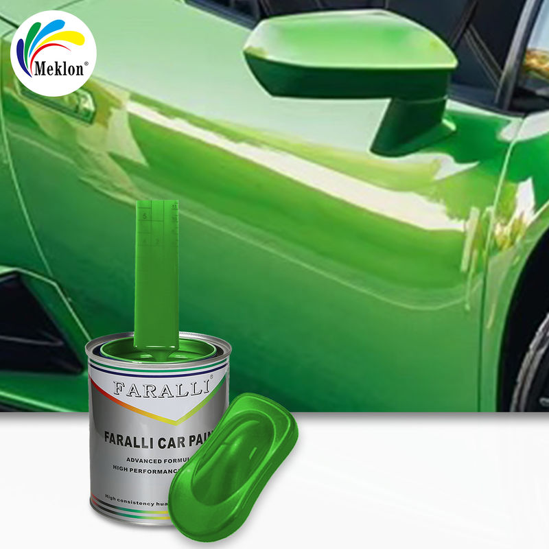 Pintura en aerosol para coche verde brillante de alto rendimiento, resistente a la intemperie y a los arañazos