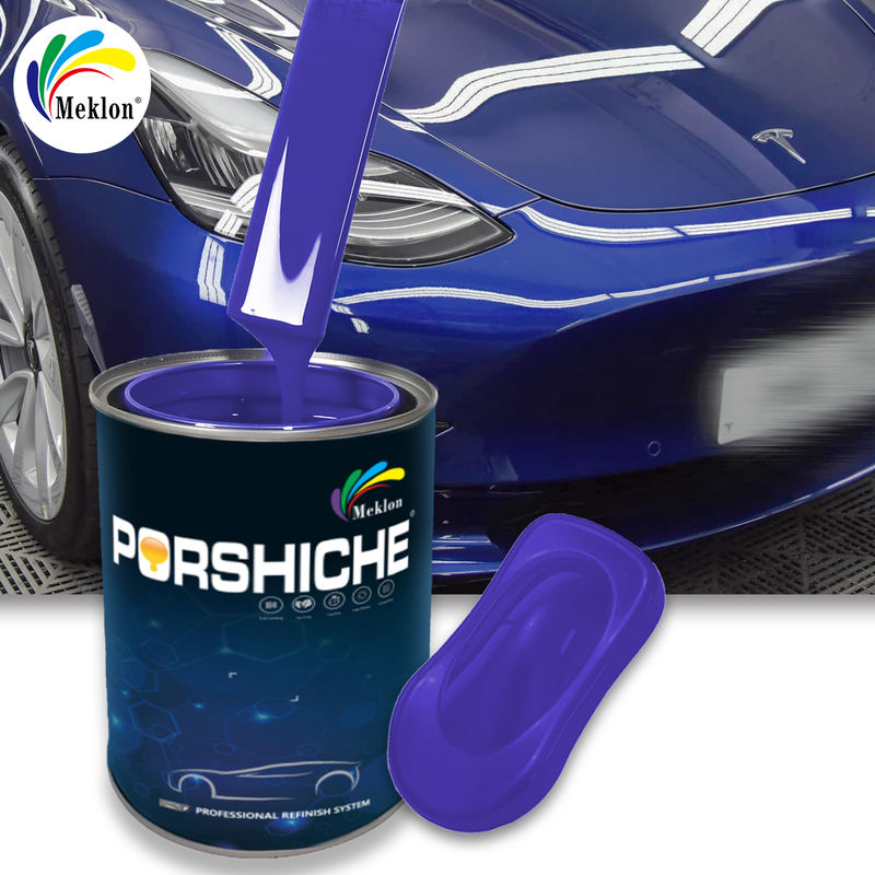 1K2K Color de fábrica de alta calidad, resistente al desgaste y a los arañazos, pintura para automóviles azul púrpura