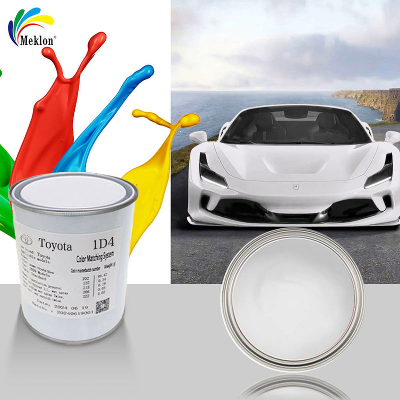 Espray de pintura para automóviles de color blanco perla listo para la mezcla