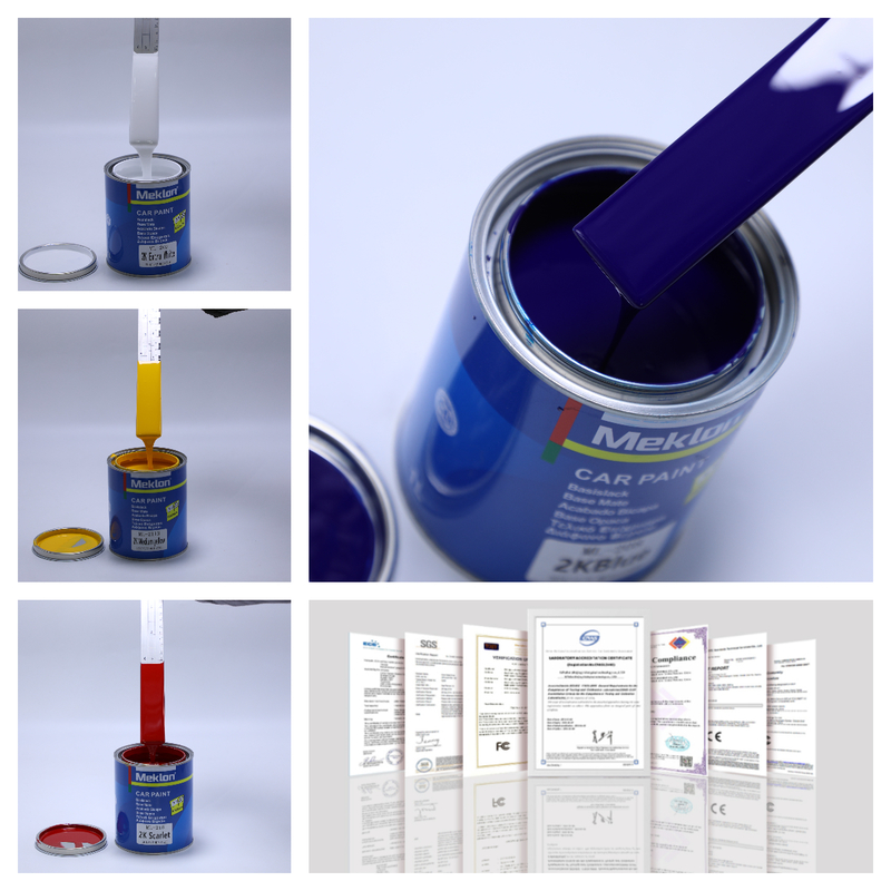 Performance de grado industrial y recubrimiento de alto brillo resistente a las astillas para obtener resultados superiores pintura de automóvil azul