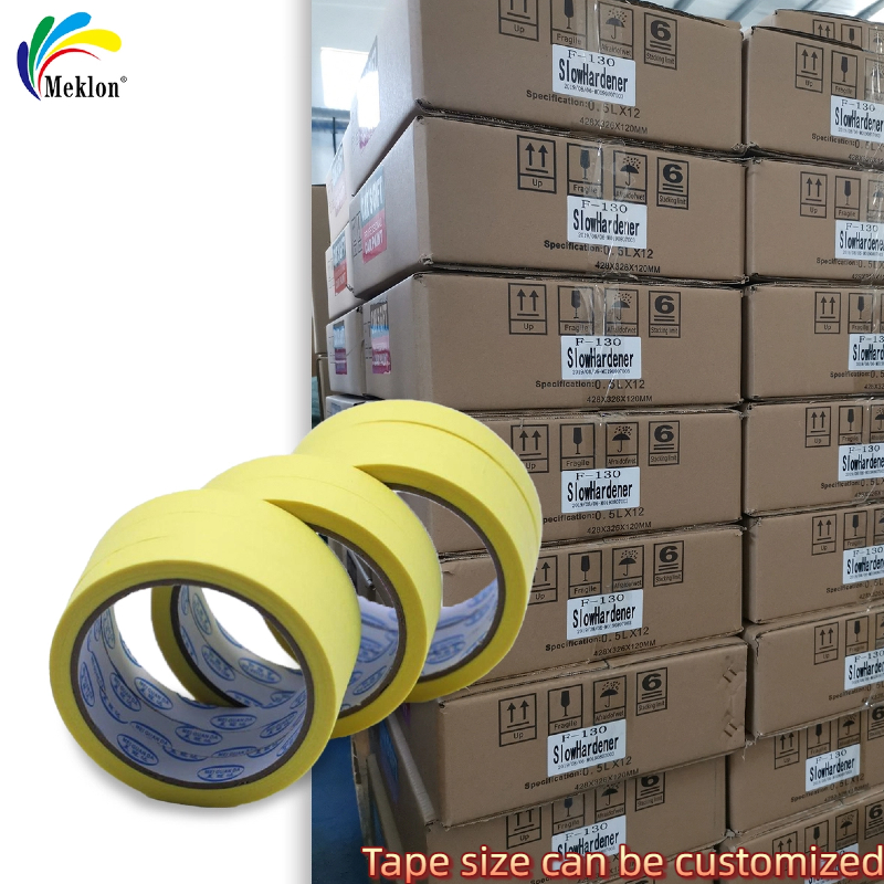 La cinta de enmascarar para pintura en aerosol de automóviles no deja residuos y es fácil de limpiar