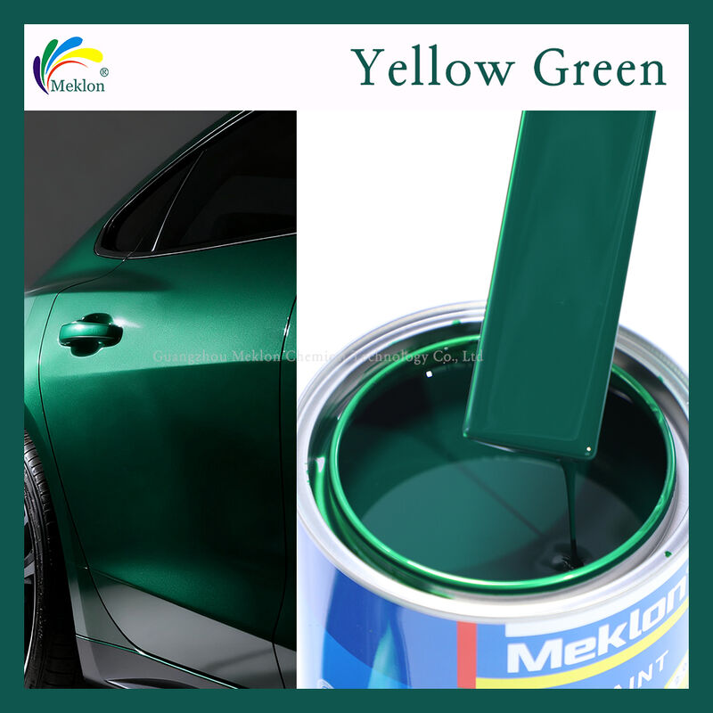pintura de reparación de automóviles 117 amarillo verde 1L acrílico industrial resistente a la intemperie Yatu estándar personalizado 7-14 días