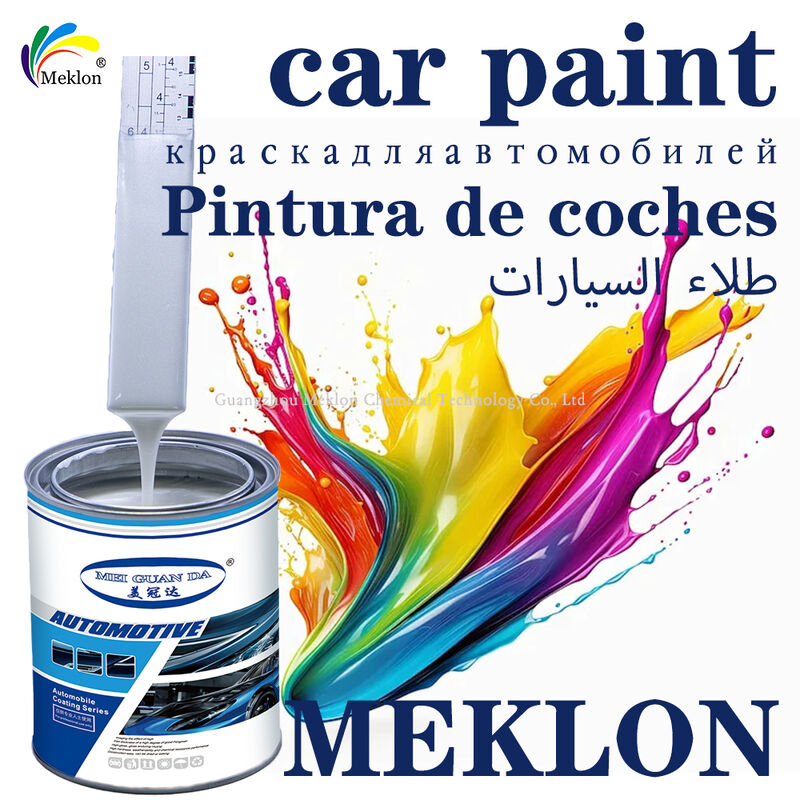 Pintura de reparación de automóviles Super Brillante Cristal Perla Blanca Refinar Logotipo personalizado Servicio OEM RTS