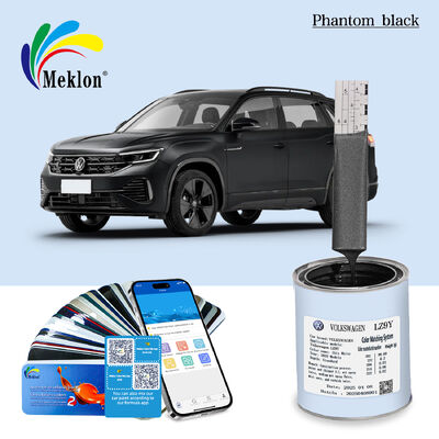 Profundidad estándar de pintura automotriz negra de secado rápido para SAIC Volkswagen 2019 Modelos LZ9Y Phantom