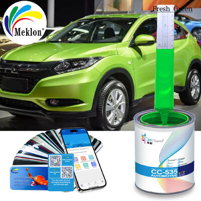 Pintura de automóvil verde brillante resistente a la intemperie pintura de aerosoles de automóviles preparada mezclada