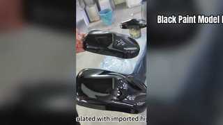 Visualización del efecto del modelo de pintura negra