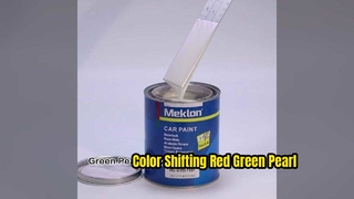 Pintura de reparación de automóviles perlada verde roja que cambia de color