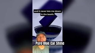 Pintura para automóvil azul puro con acabado de alto brillo