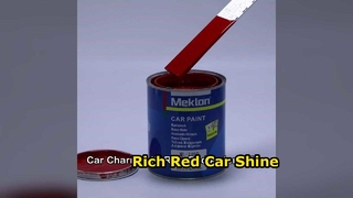 Pintura acrílica roja intensa para automóviles, brillo duradero