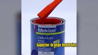 Pintura acrílica 2K rojo anaranjado 223